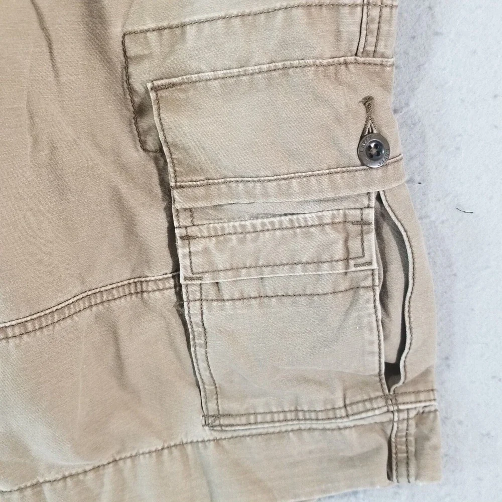 Levi's cargo shorts men's 31x11 brown heavy cotton outdoor Urban long hiking
